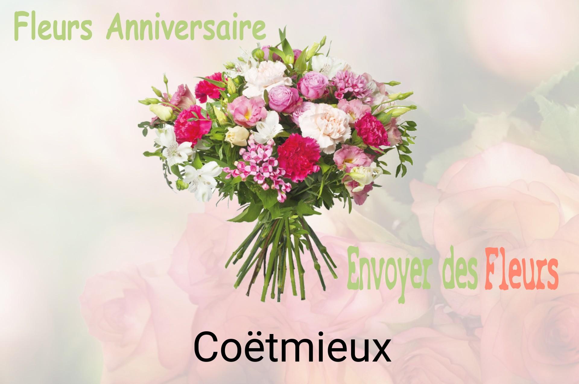 Bouquet de fleurs d’anniversaire livré à Coëtmieux